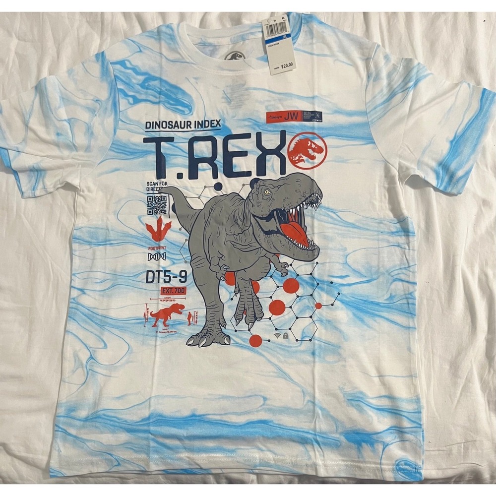 Jurassic World Boys Trex Shirt -XL